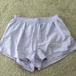 Alo lavender running shorts - size small